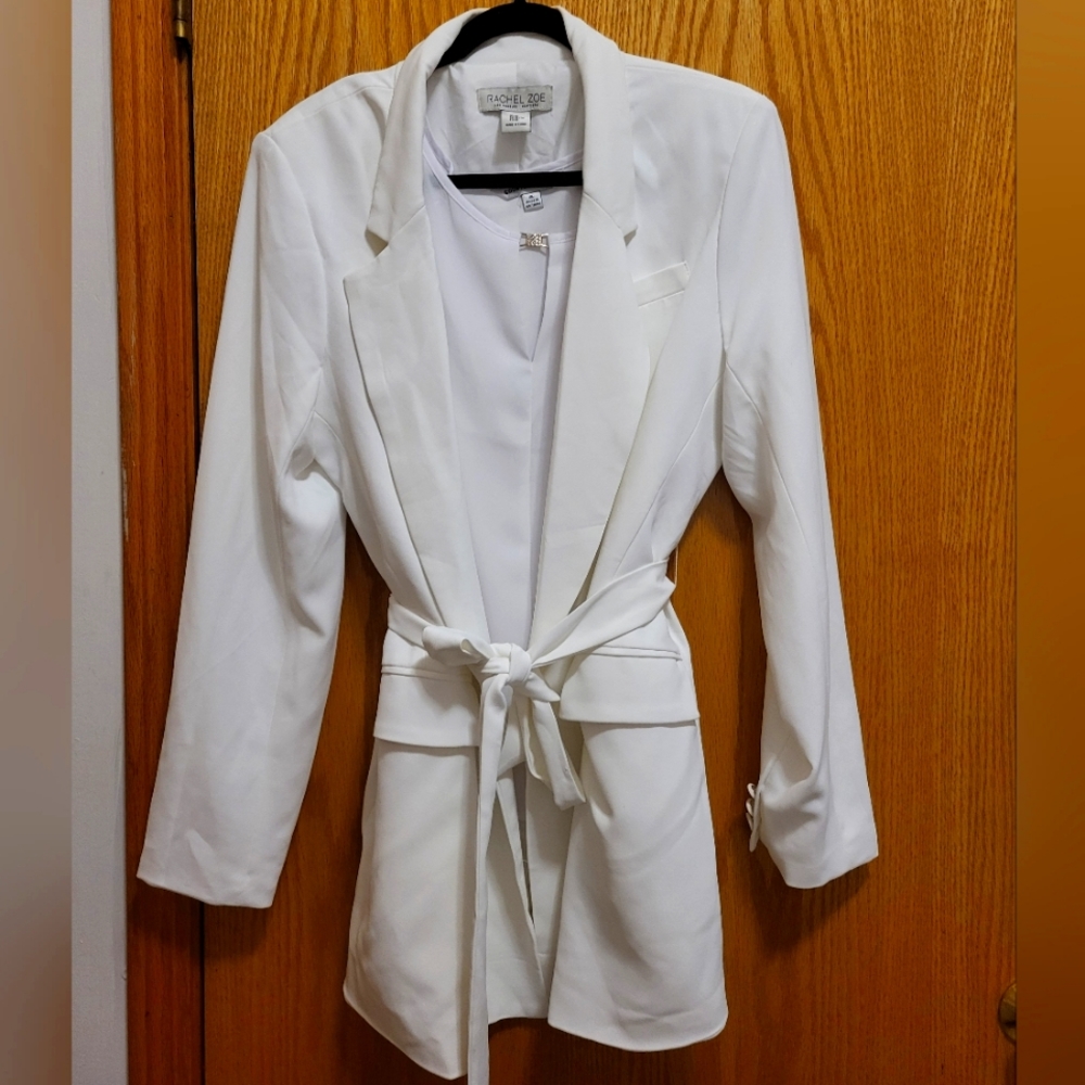 Women's Long Sleeve Formal Notch Lapel Button Down Blazer Pockets Jacket